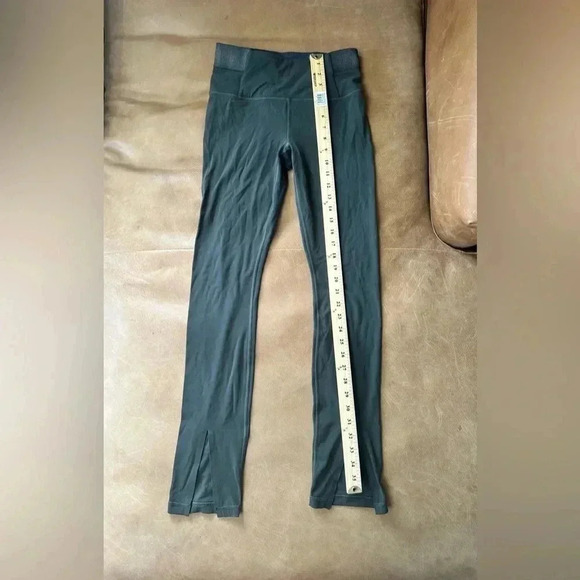 Athleta Aura Split Pant Black Olive Women’s Size Small - Picture 5 of 13
